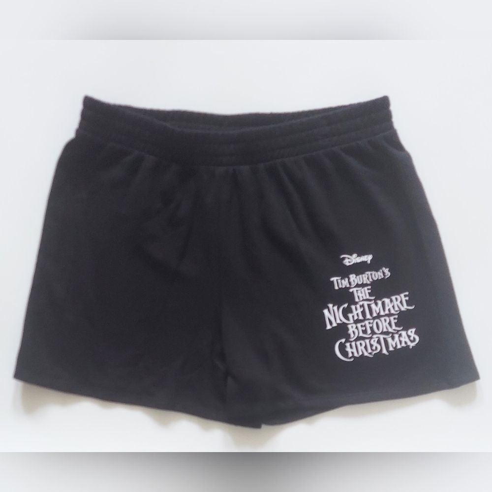 Disney The Night Before Christmas Black Shorts Size XL